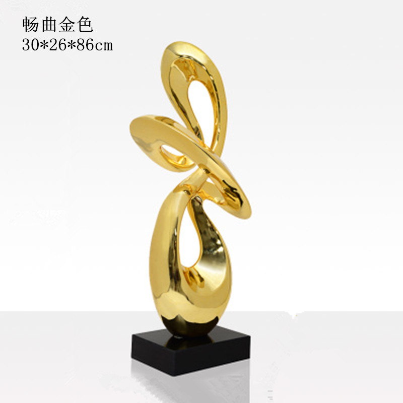 批发酒店别墅雕塑摆件创意美陈家居软装饰品走廊艺术品树脂工艺品