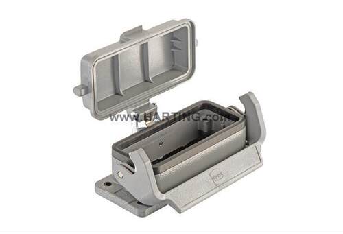 HARTING连接器 09300161308 单扣底座 HAN-16B-IP67 带塑料盖原装