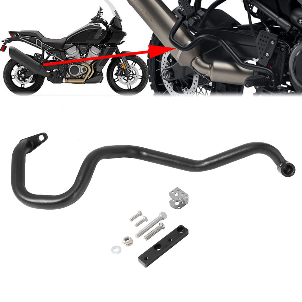 适用哈雷泛美Pan1250ADV 21-22年排气护杠排气管防摔杠保险