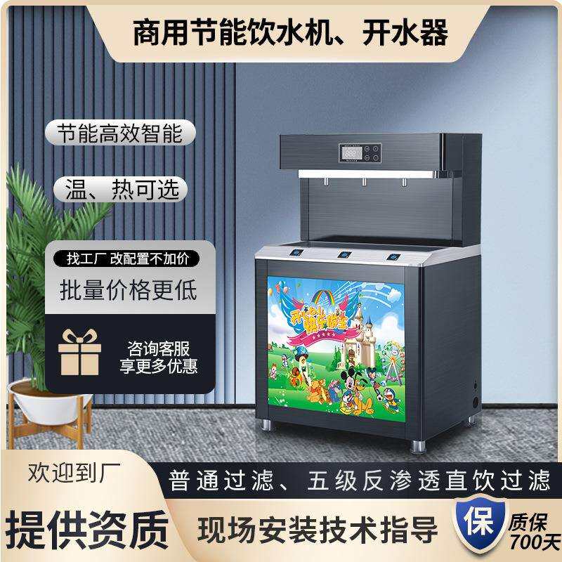 幼儿园温热型饮水机过滤一体开水器节能饮水台校园直饮机控温防烫