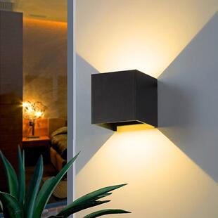 新款北欧床头壁灯卧室灯室内氛围灯极简防水户外墙壁灯楼梯过道灯