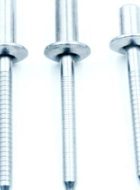 GB12615抽芯铆钉d4.8封闭型扁圆头不锈钢+不锈钢