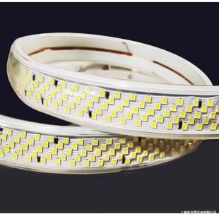 灯带LED灯条三排超亮100米户外招牌防水室外工程灯带高亮防水220v