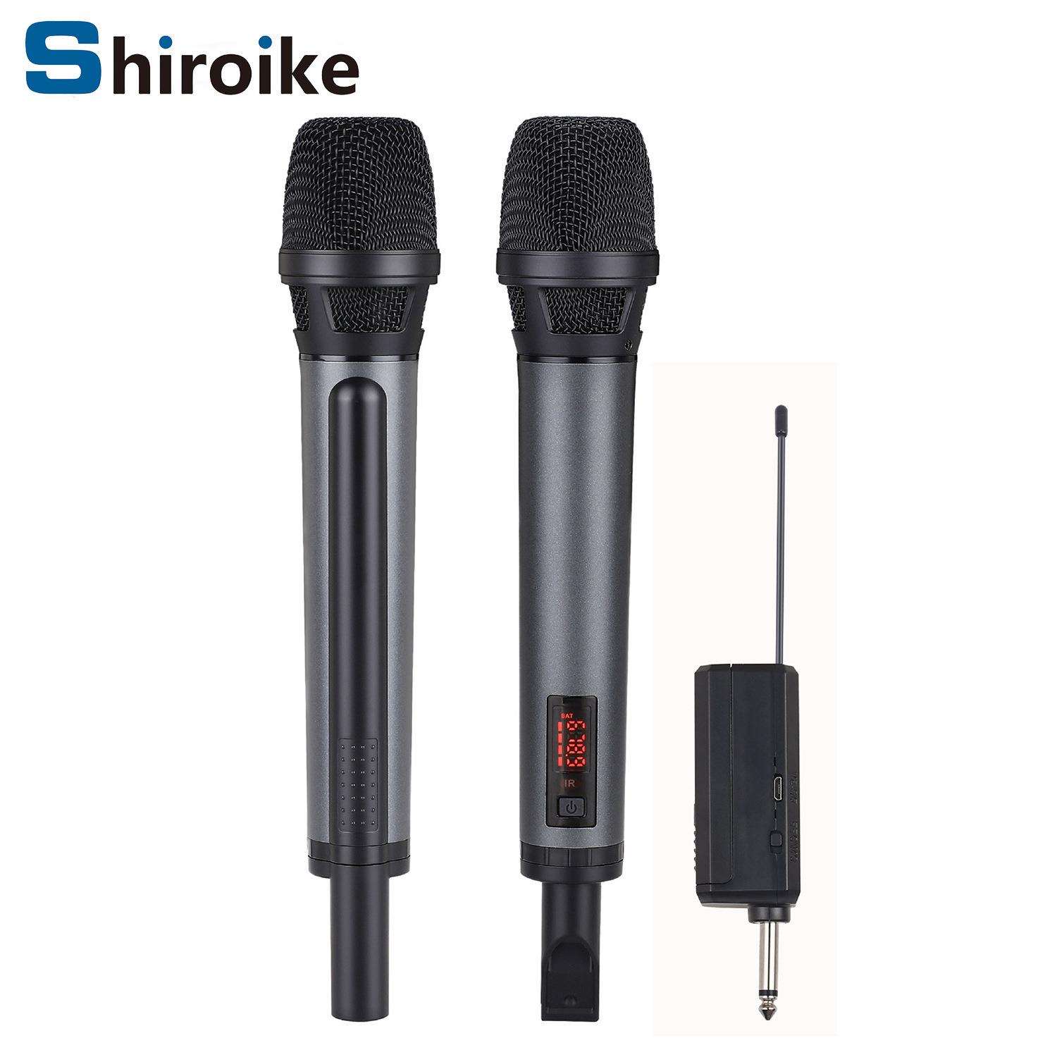 GAW-U5200U段无线麦克风动圈式话筒内置声卡LED显示屏