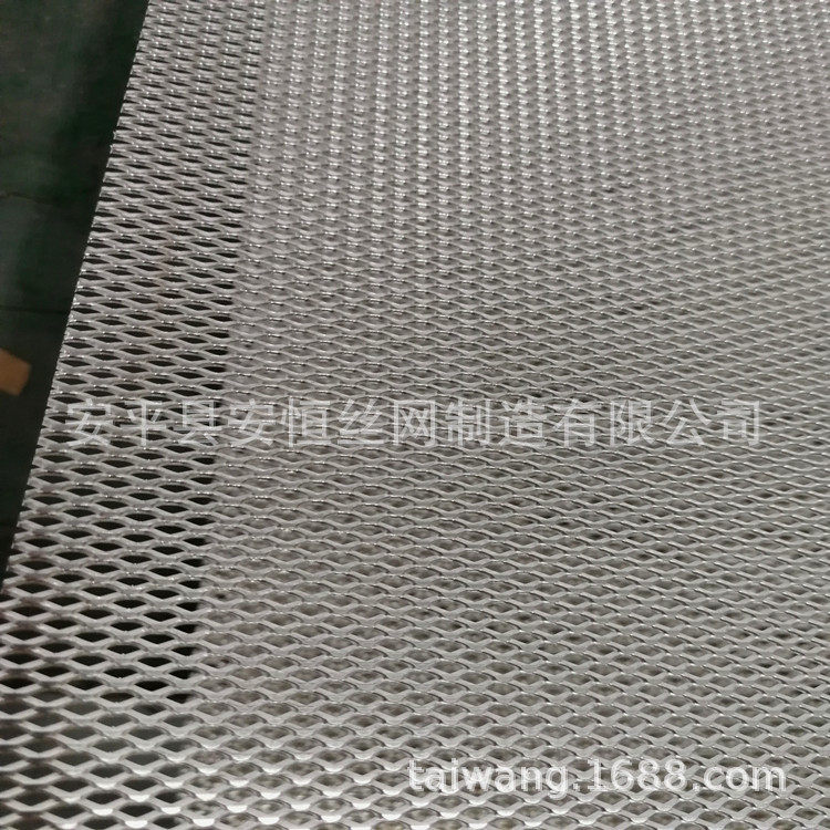 电解槽银网 化工银板网 3*6mm菱形孔银板网 电极银网0.7mm厚