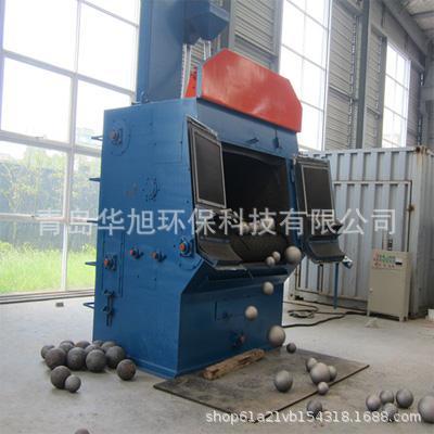 厂家供应Q3210履带式滚筒抛丸机 连续式铸件喷砂除锈清理设备