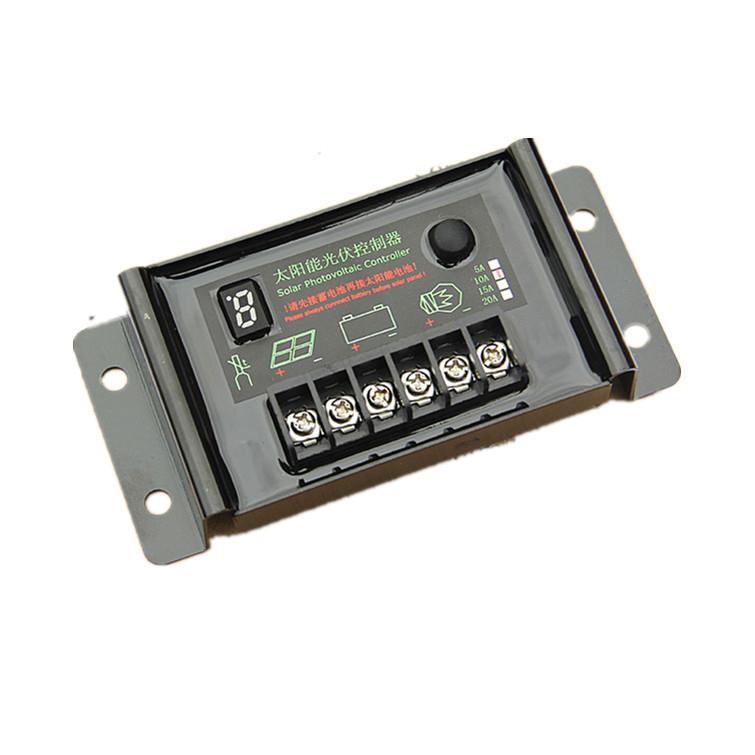 10A太阳能控制器9.6V11.1V12.8V14.8V22.2V防水太阳能控制器