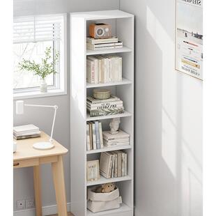 书架置物架落地简易家用多层客厅柜子储物柜窄缝小书柜靠墙边收纳