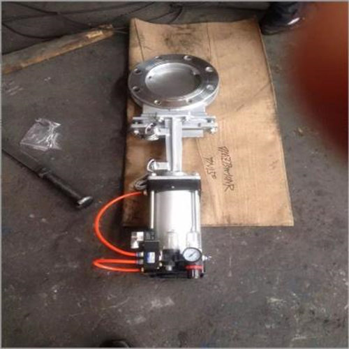 PZ673F-10P 气动明杆刀型闸阀 煤渣泥浆刀闸阀 带定位调节器