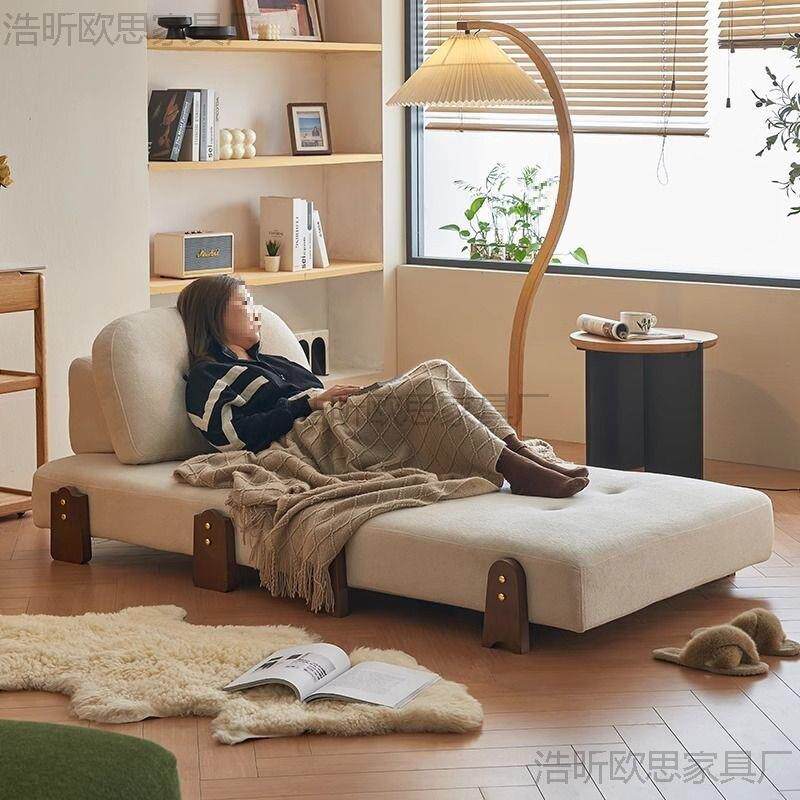 懒人沙发豆腐块客厅单人沙发床两用沙发可睡可躺折叠休闲椅床一体