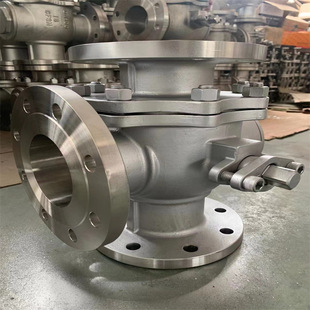 规格型号 DN40不锈钢气动三通法兰球阀 Q644F 16P