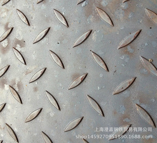 现货本钢H-Q235B热轧开平花纹板 压花板 镀锌花纹板2.0-10可切