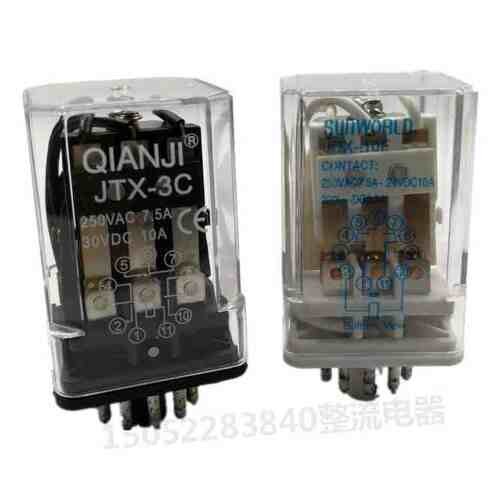 继电器JQX-10F-2Z/3Z,JTX-10F-2C/3C 10A 8脚,11脚 6V12V24V等等