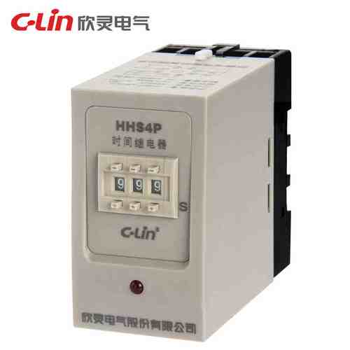 欣灵时间继电器 HHS4P 999s AC220V 数字式通电延时JS14P改进款