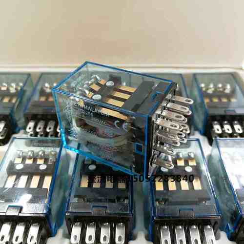 MY4NJ中间继电器5A MY4-6V12V24V36V48V110V220V380V交直流电14脚