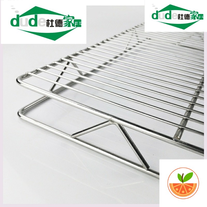 放猪肉不锈钢网大号沥水凉网加粗烘焙支架烧烤冷却架垫板工具加厚