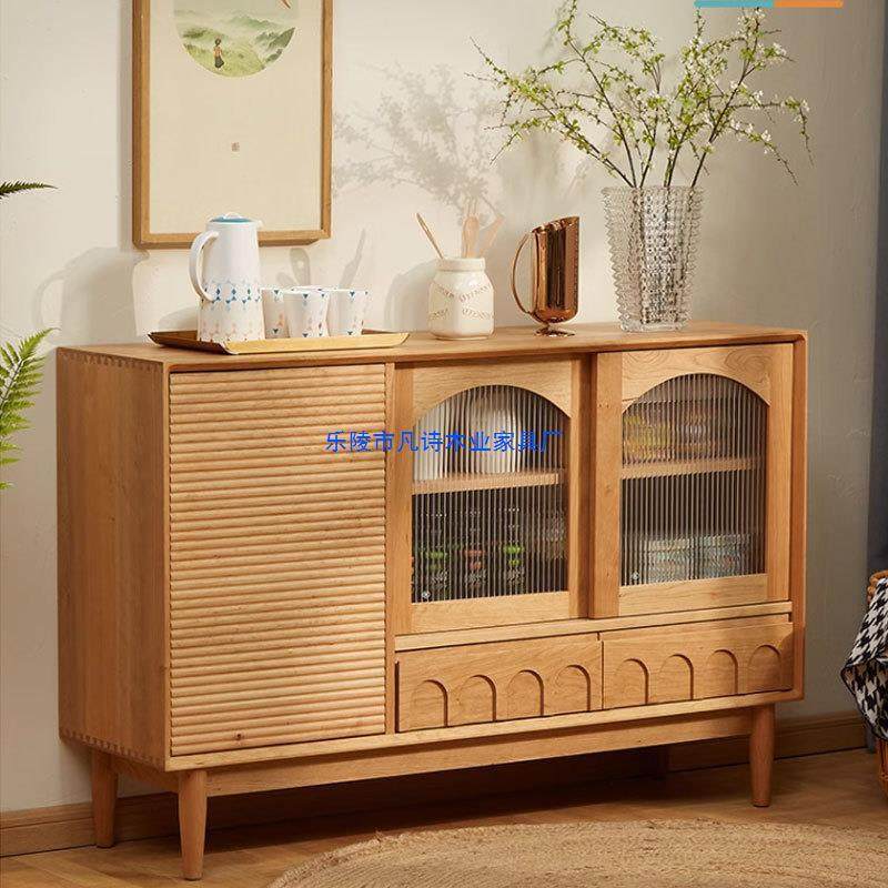 北欧简约樱桃木餐边柜日式全实木茶水柜多功能储物柜复古收纳柜,鲜花速递/花卉仿真/绿植园艺,其它园艺用品,淘宝优惠券,粉丝福利购,淘宝优惠卷