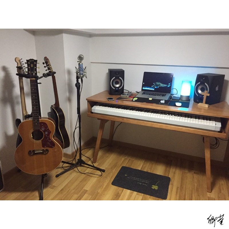 编曲桌直播桌电钢琴声卡简约录音棚家用音乐桌子电脑桌台桌工作室