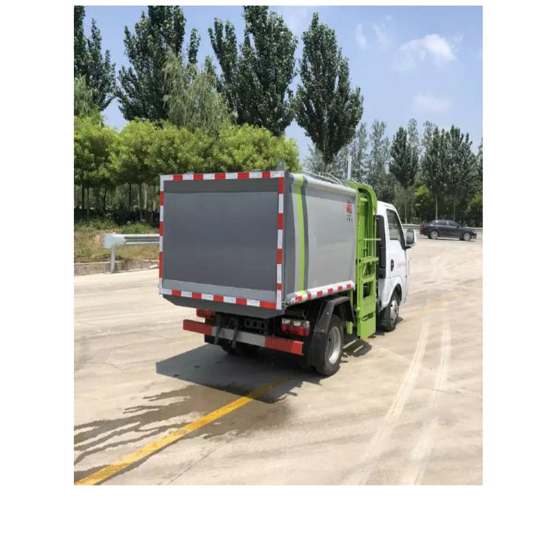 循环运输挂桶压缩式垃圾车