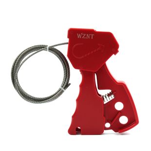 诺腾万用钢缆安全锁具可调节阀门停工锁握式缆绳锁上锁NT-C02X