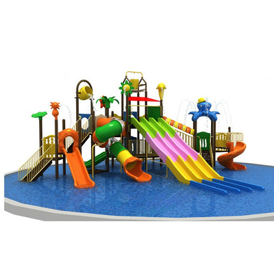 2020水上滑梯 大型水寨水屋 水上乐园组合滑梯 儿童户外游乐设备