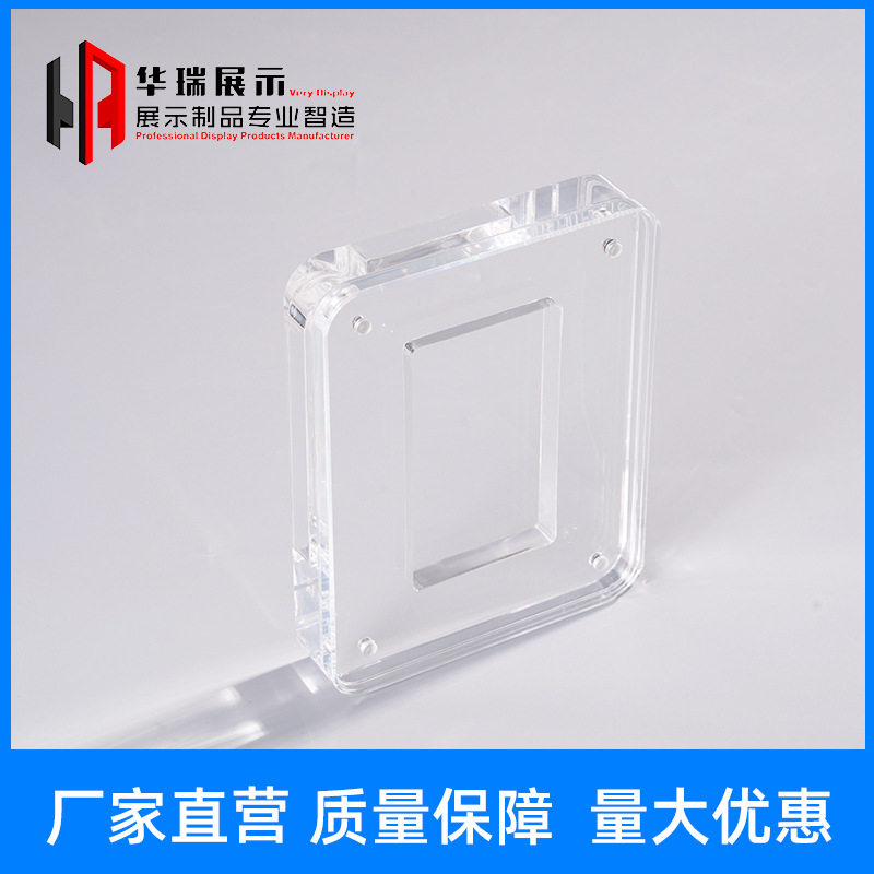透明水晶展架参数牌标价牌 立牌批发双面斜台牌竖向亚克力台签卡