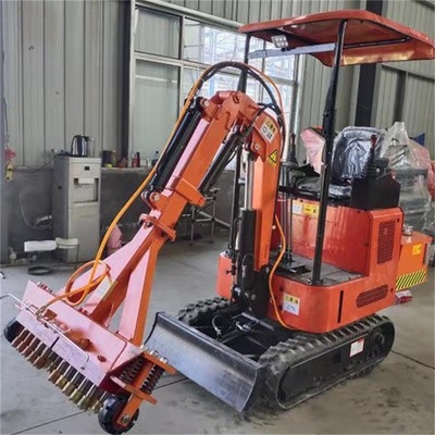 中铠座驾式隧道凿毛机  履带式隧道矮边墙凿毛设备  隧道凿毛机