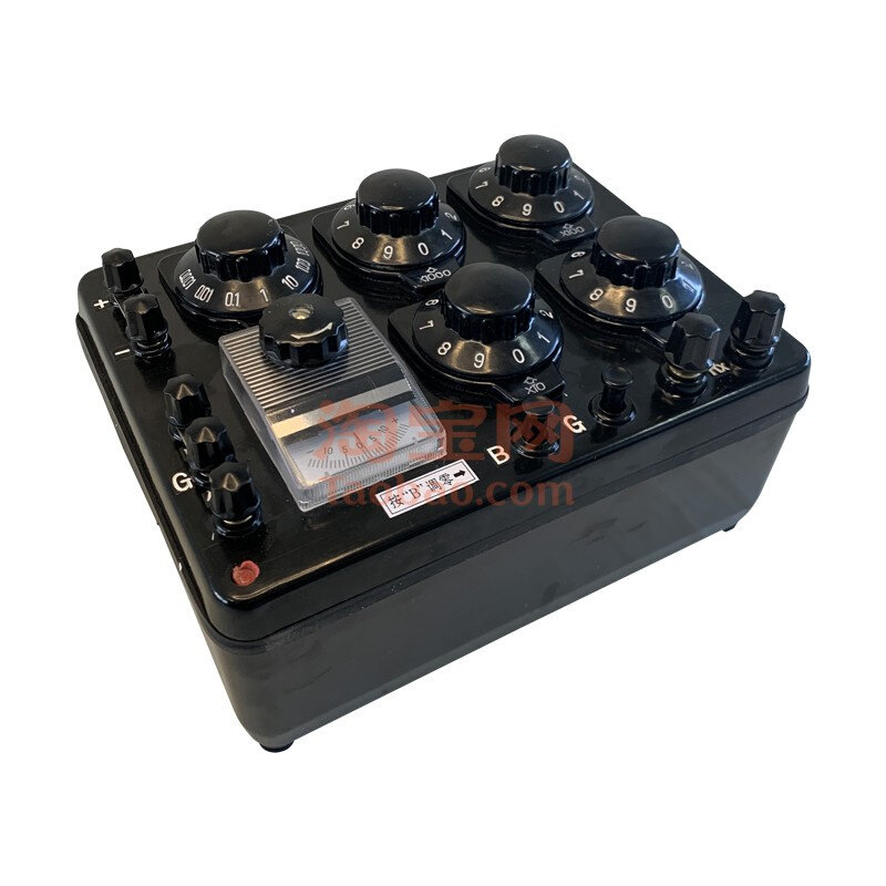 正阳/澄洋qj23便携可调旋钮直流指针式单臂电桥实验室标准电阻器