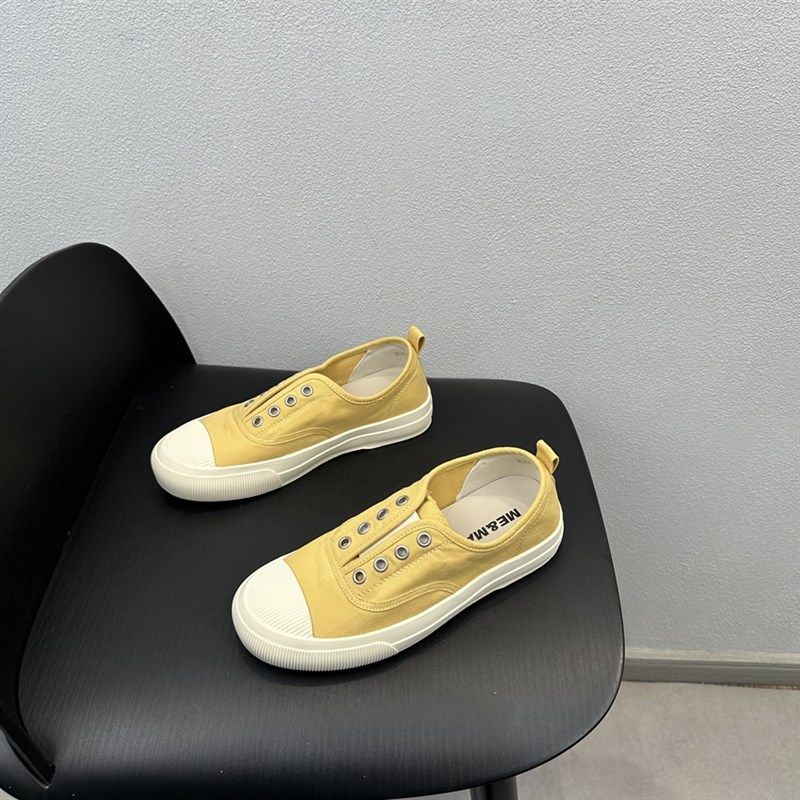 2025新款韩系复古一脚蹬扣眼帆布鞋女休闲百搭平底板鞋女鞋跑步鞋,纺织面料/辅料/配套,其他纺织机械,淘宝优惠券,粉丝福利购,淘宝优惠卷