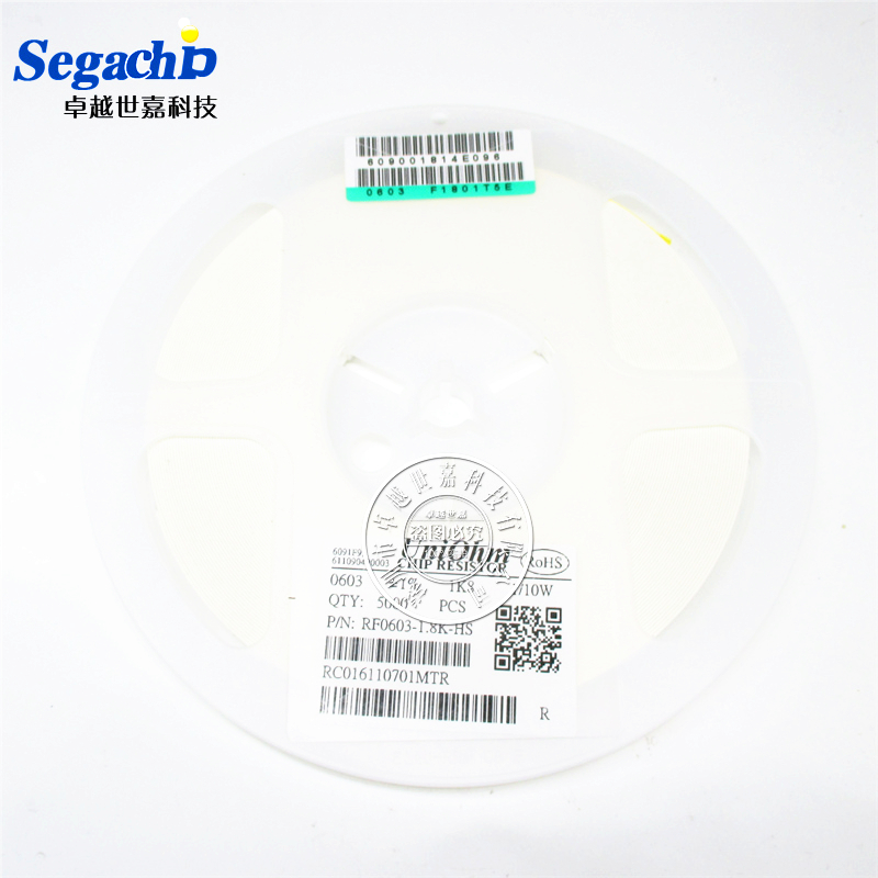 0603 贴片电阻 1K8 1.8K欧 5%精度 一盘5K=11元 100个2元