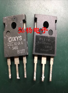 DSEC60-04A  DSEC60-06A  DPG60C400HB原装进口拆机 快恢复二极管