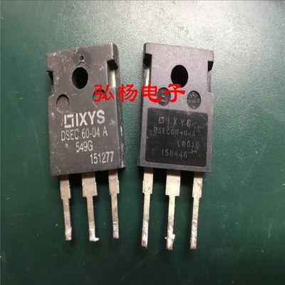 DSEC60-04A  DSEC60-06A  DPG60C400HB原装进口拆机 快恢复二极管