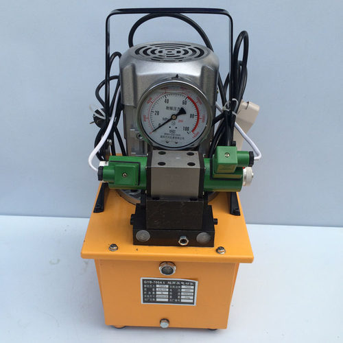 超高压电动泵双油路 电机功率750W液压站电磁阀脚踏控制ZHH-700AB