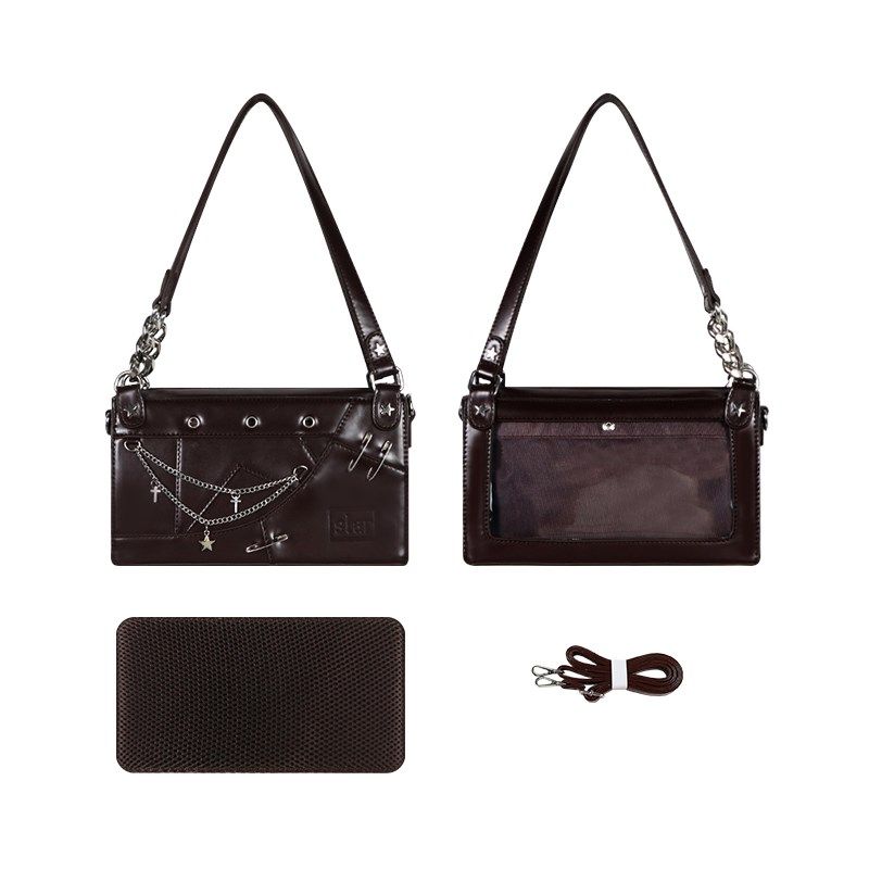 神明不坠原创设计痛包透明斜挎亚文化女小包y2k日常百搭【Star】,纺织面料/辅料/配套,其他纺织机械,淘宝优惠券,粉丝福利购,淘宝优惠卷