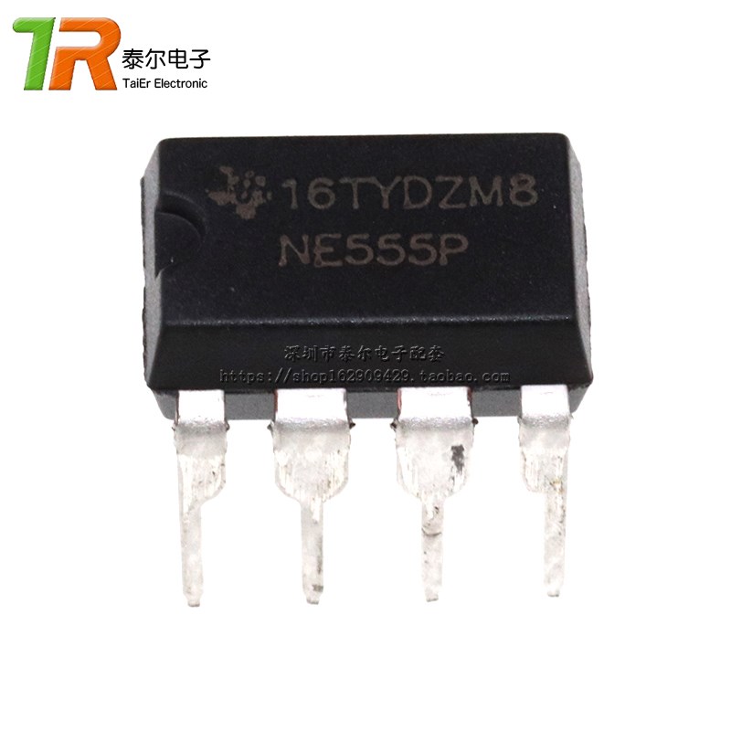 直插 NE555 NE555P DIP-8 8脚 单高精度 555定时器 芯片 全新国产
