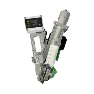 AB胶制冷点胶固定支架硅胶环氧树脂双组份点胶阀推胶器Y型截流阀