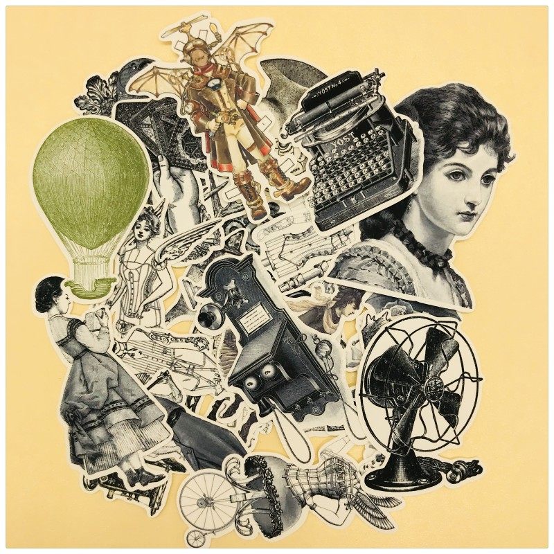 手帐贴纸包 心之模型 25枚入 手账贴纸装饰 25元包邮