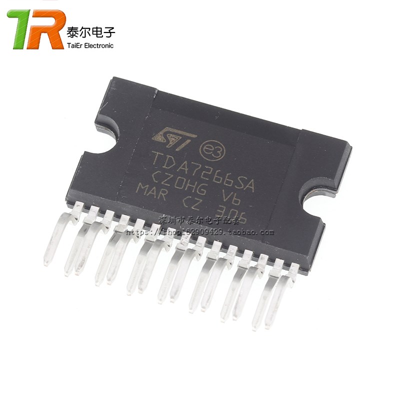 TDA7266SA ZIP-15 原装进口 全新 双声道立体声/音频放大器