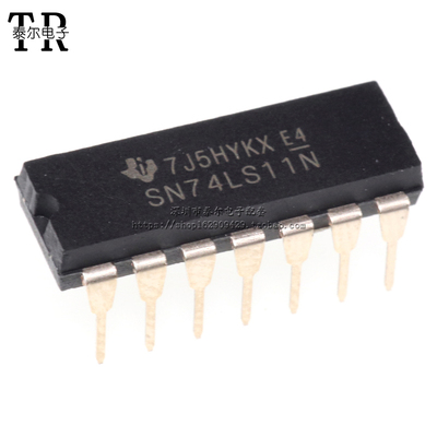 可直拍直插 SN74LS11N 74LS11N 74LS11 DIP-14 三路3输入正与门
