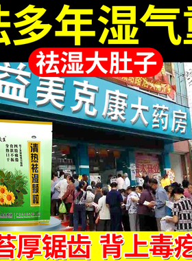 清热祛湿颗粒祛湿排毒养颜排体内湿寒除体内湿气脾虚全身没劲口干