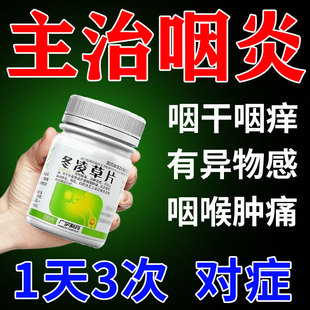 冬凌草片治咽喉炎慢性咽炎喉咙肿痛喉咙有痰异物咽喉炎特专用效药