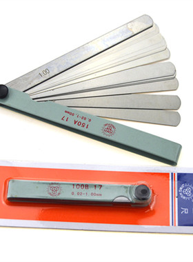 晶花牌塞尺 厚薄规 间隙片0.02-1.0塞尺片100B17 150 200Y 300mm