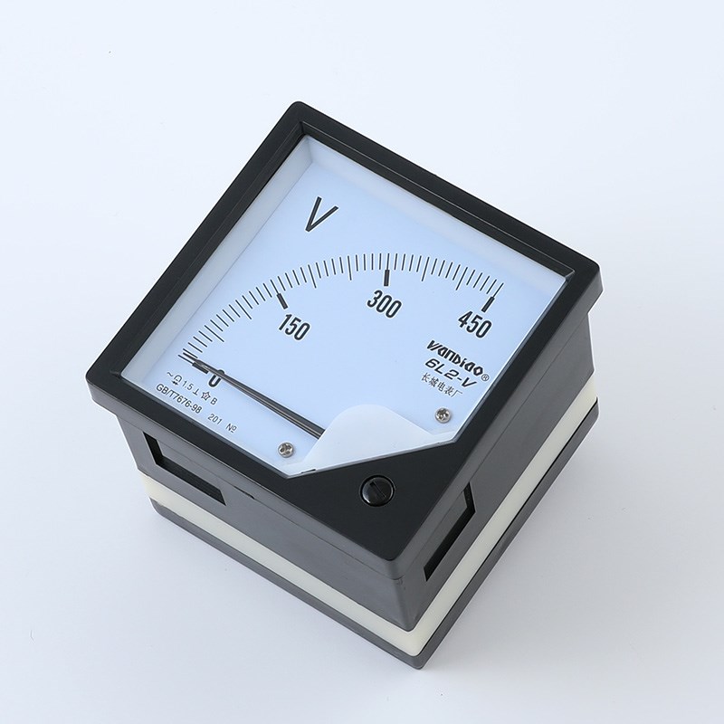 6L2-V交流电流表指针电压表头高精度频率表互感表安装式仪表
