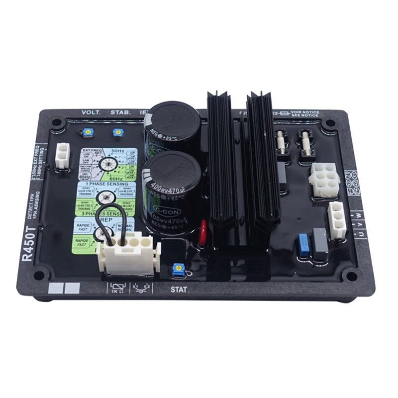 R450T无刷柴油发电机组调压板稳压板自动电压调节器AVR