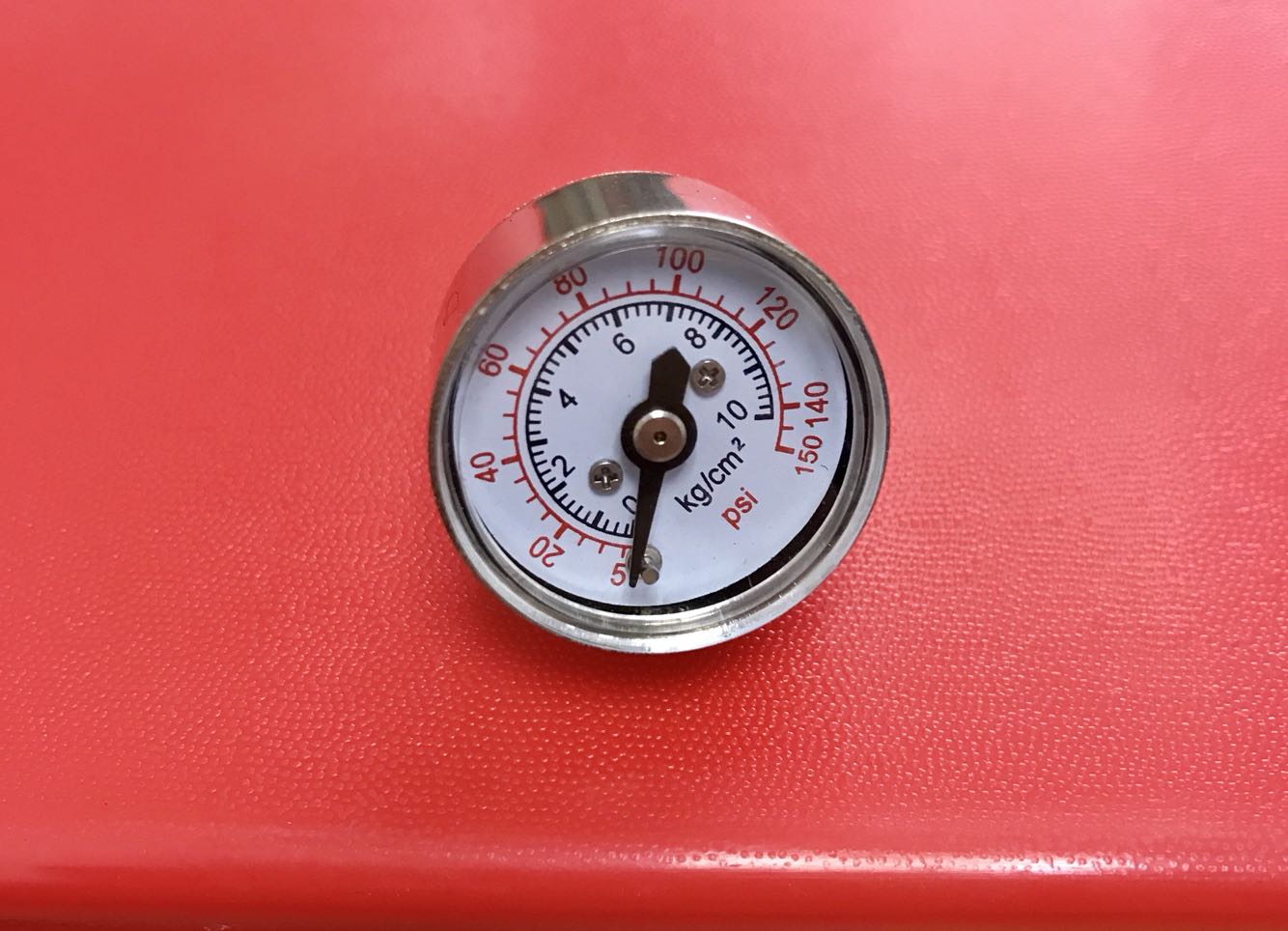 轴向压力表 25mm 10kg/cm2 150psi 1mpa=145psi =10kg 螺纹ZG1/8