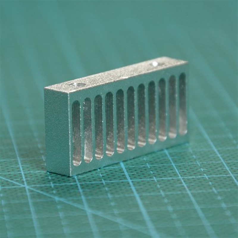 3D打印机配件 UM2 ULTIMAKER2散热冷却槽 挤出头打印头固定铝块