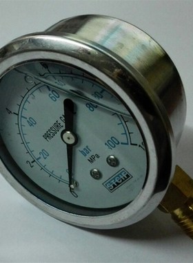 stcif牌耐震压力表 pressure gauge 0~100bar/0~10mpa stc1f