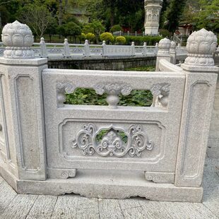 板家花岗岩围栏石栏青大理石护栏石拱桥寺庙厂栏杆花岗岩石雕石材