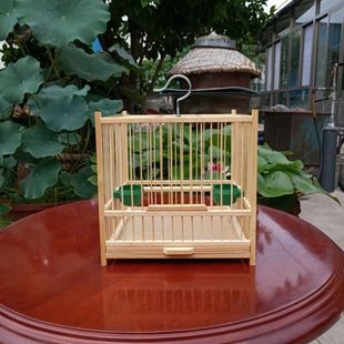 鸟笼清场处理绣眼笼贝子柳莺笼文鸟笼20见方小鸟笼纯手工制作小巧