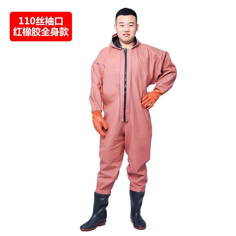 全身下水裤加厚连体捕鱼雨裤带雨鞋防水衣服全封闭挖藕服男皮叉裤,户外/登山/野营/旅行用品,钓鱼服,淘宝优惠券,粉丝福利购,淘宝优惠卷